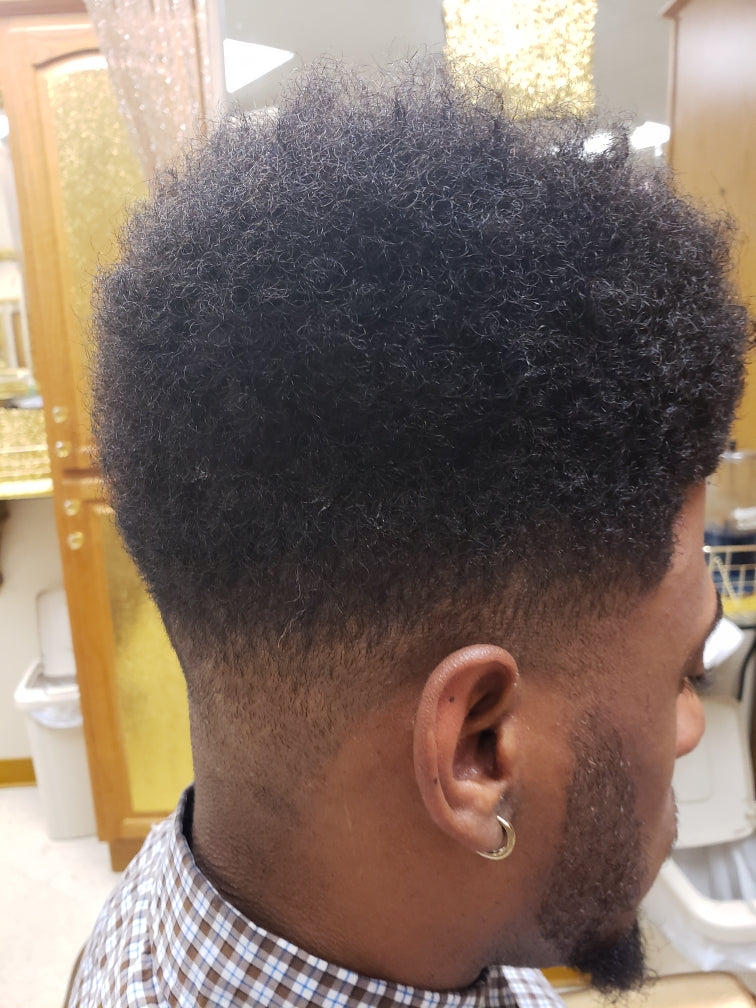 high top fade