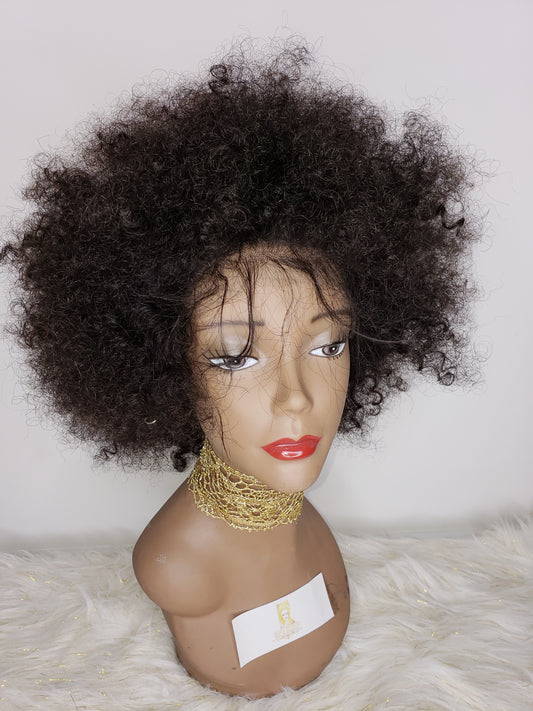 Full Front Lace Wig (Kinky Afro Curly)