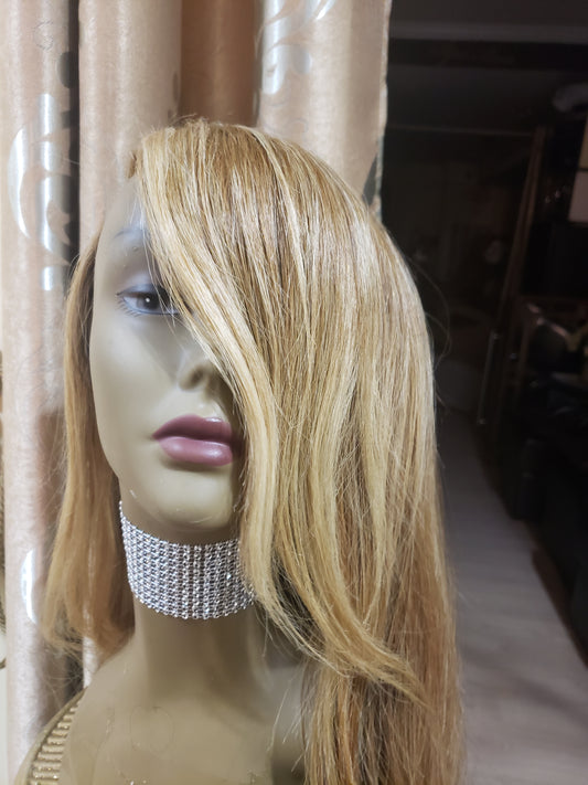 Indian Front Lace Wave Wig Side Part