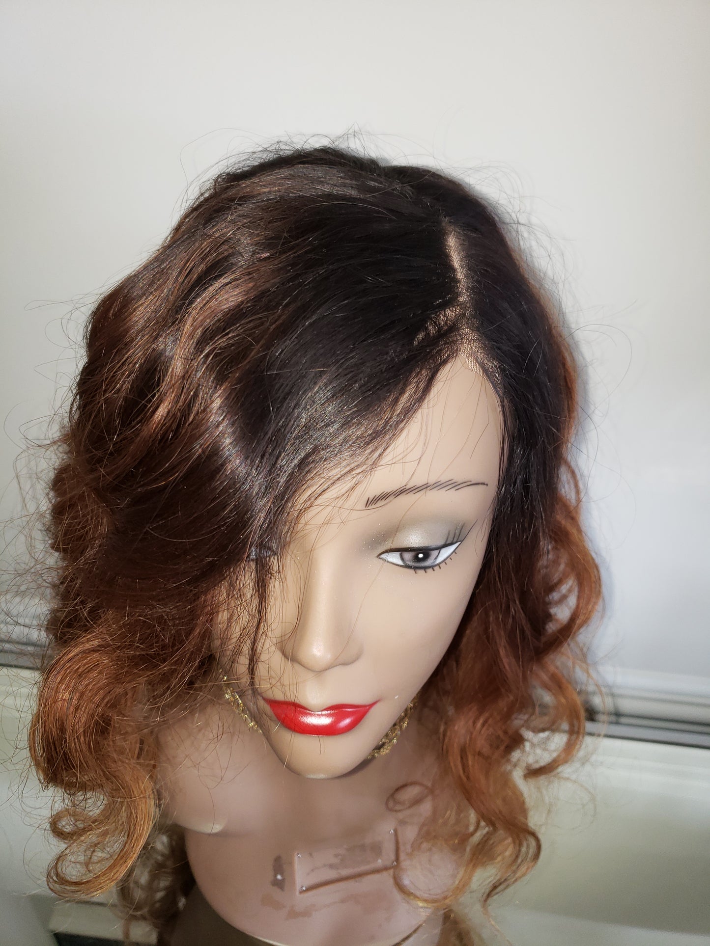 Brazilian Front Lace Side Part Natural Wave