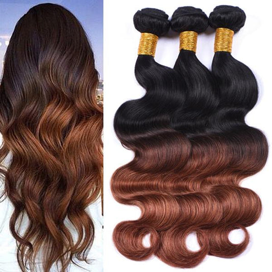 1 Black Auburn Ombre Body Wave