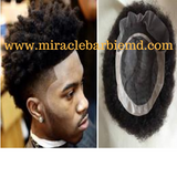 Afro Kinky Curl Male Unit