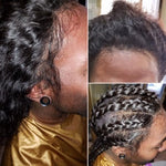 Full Lace Curly Head Male Unit
