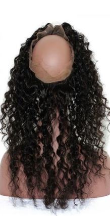 Brazilian 360 Deep Curly Lace Frontal