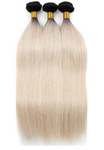 Russian 1B Platinum Blonde Ombre Straight