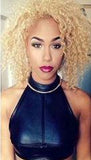 Brazilian Blonde 613 Curly Lace Closure